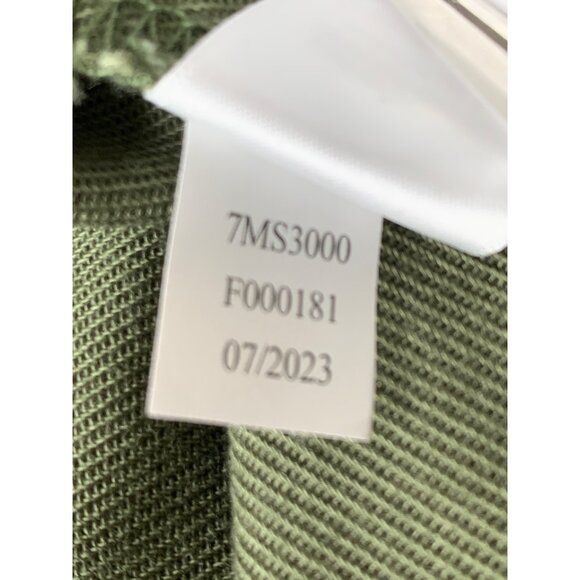 Lucky Brand Olive Green Button-Up Shirt Jacket XL Cotton Shackette 9093 NWT - Picture 12 of 12